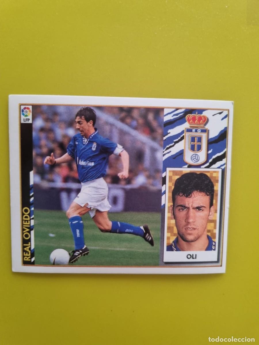 Fu&szlig;ball-Sticker: CROMO LIGA ESTE 97 98 1997 1998 NUNCA PEGADO SIN PEGAR OLI REAL OVIEDO AR1026