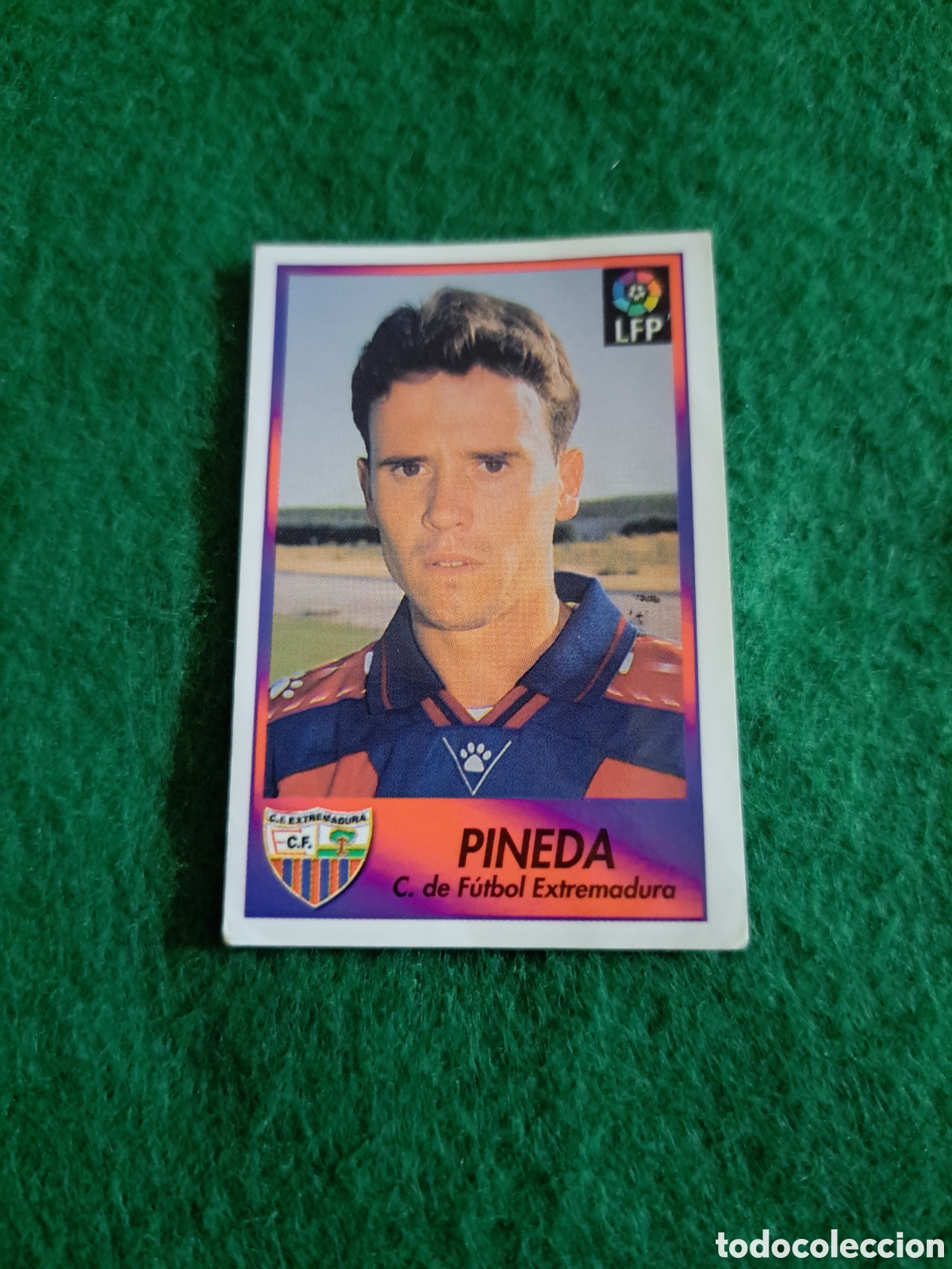 Cromos de Futebol: Pineda. N&deg;98. Extremadura. Bollycao Liga 96-97. Sigue la Liga