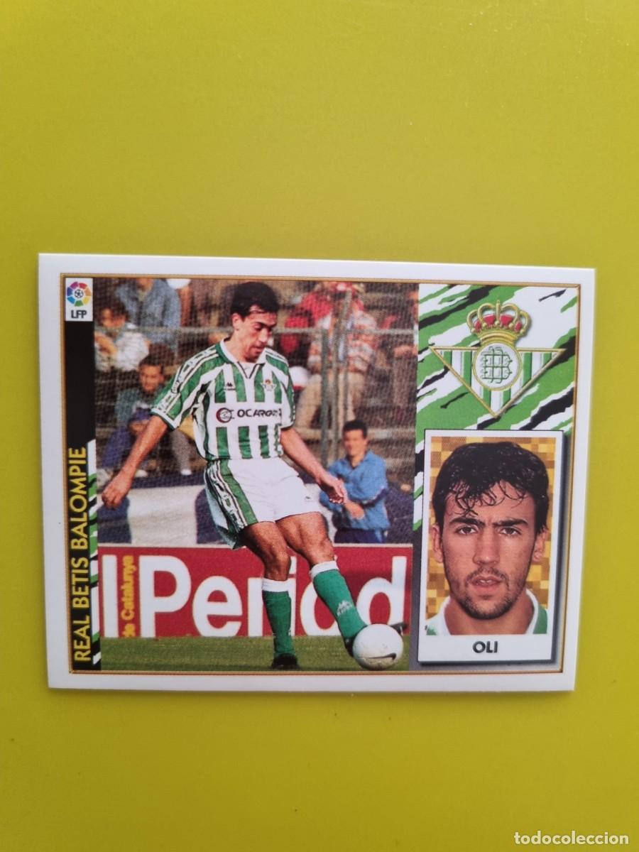 Football Stickers: CROMO LIGA ESTE 97 98 1997 1998 NUNCA PEGADO SIN PEGAR OLI COLOCA REAL BETIS AR1026