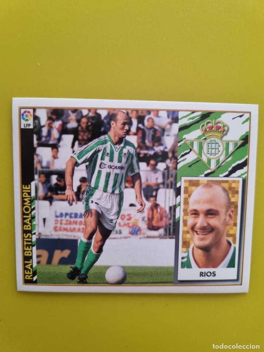 Cromos de Futebol: CROMO LIGA ESTE 97 98 1997 1998 NUNCA PEGADO SIN PEGAR RIOS REAL BETIS AR1026