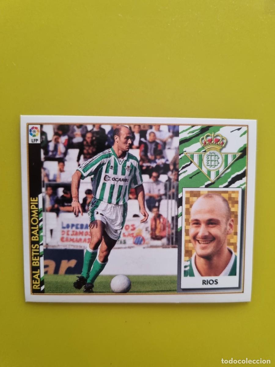 Cromos de Futebol: CROMO LIGA ESTE 97 98 1997 1998 NUNCA PEGADO SIN PEGAR RIOS REAL BETIS AR1026