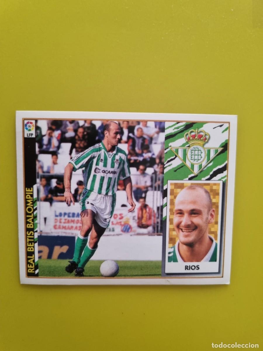 Cromos de Futebol: CROMO LIGA ESTE 97 98 1997 1998 NUNCA PEGADO SIN PEGAR RIOS REAL BETIS AR1026