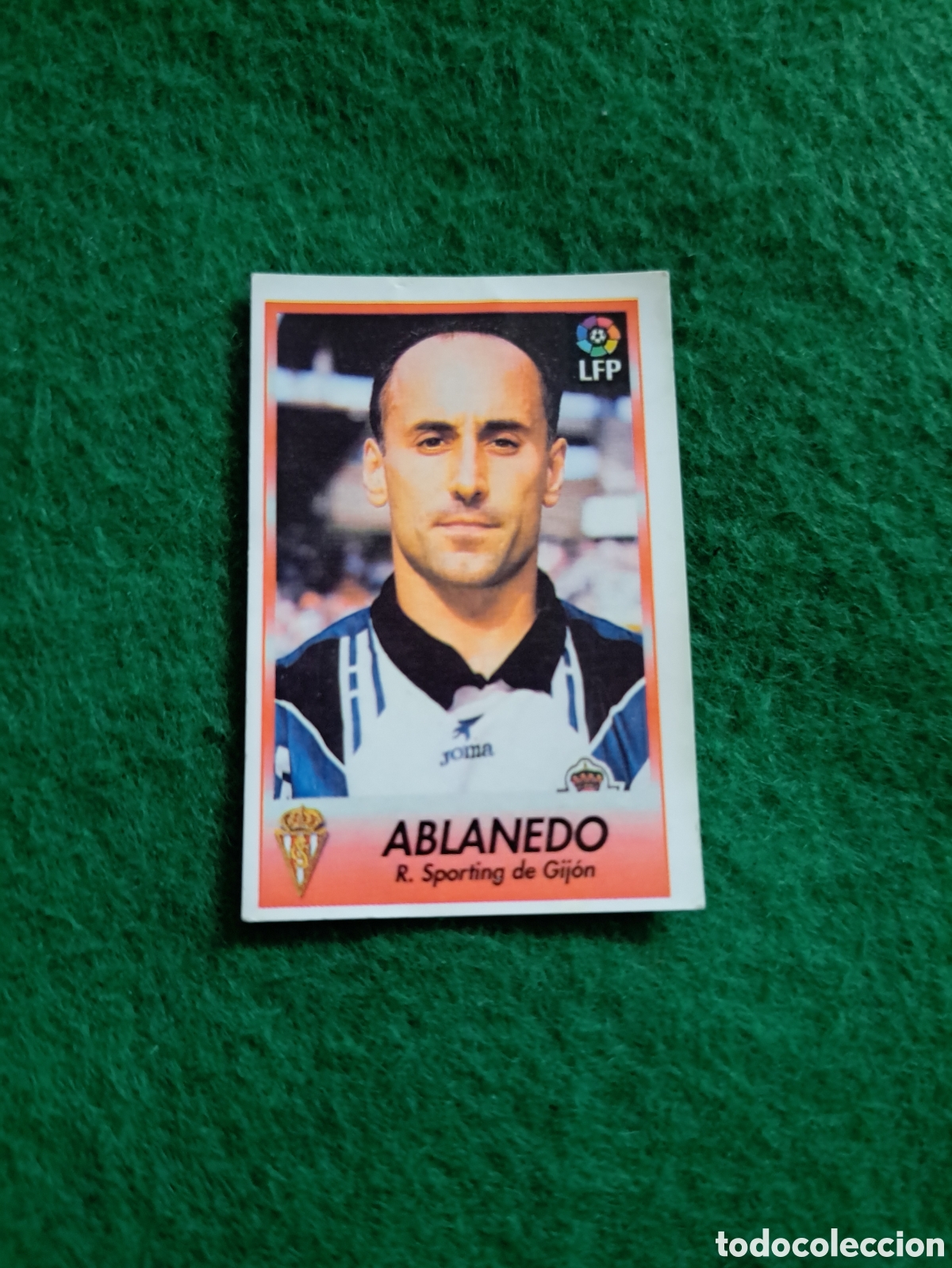 Cromos de Futebol: Ablanedo. N&deg;106. Sporting de Gij&oacute;n. Bollycao Liga 96-97. Sigue la Liga