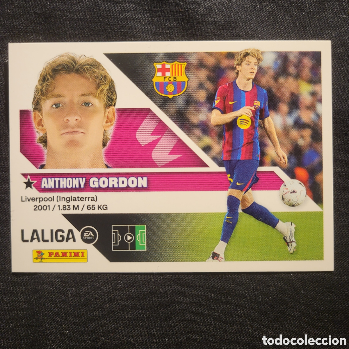 Fu&szlig;ball-Sticker: 24 Gordon &Uacute;ltimos Fichajes FC Barcelona [Sticker] / La Liga Este 2026