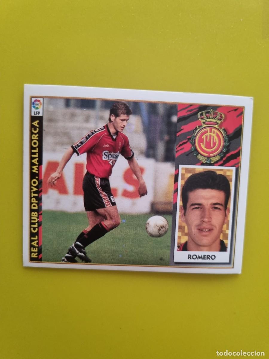 Cromos de f&uacute;tbol: CROMO LIGA ESTE 97 98 1997 1998 NUNCA PEGADO SIN PEGAR ROMERO COLOCA RCD MALLORCA AR1026