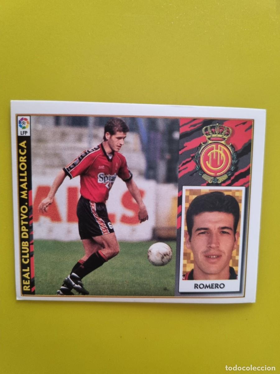 Cromos de f&uacute;tbol: CROMO LIGA ESTE 97 98 1997 1998 NUNCA PEGADO SIN PEGAR ROMERO COLOCA RCD MALLORCA AR1026