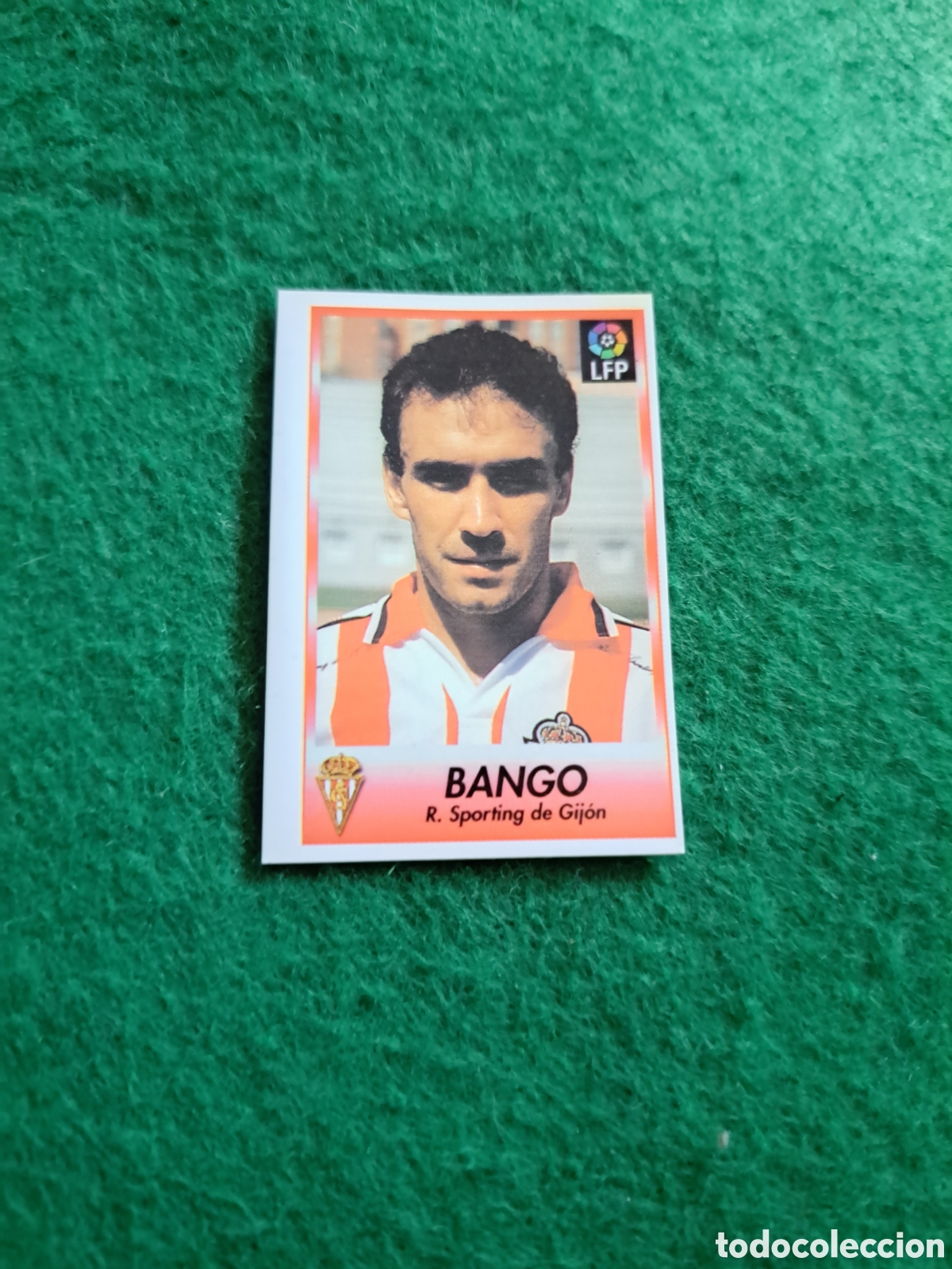 Cromos de f&uacute;tbol: Bango. N&deg;109. Sporting de Gij&oacute;n. Bollycao Liga 96-97. Sigue la Liga