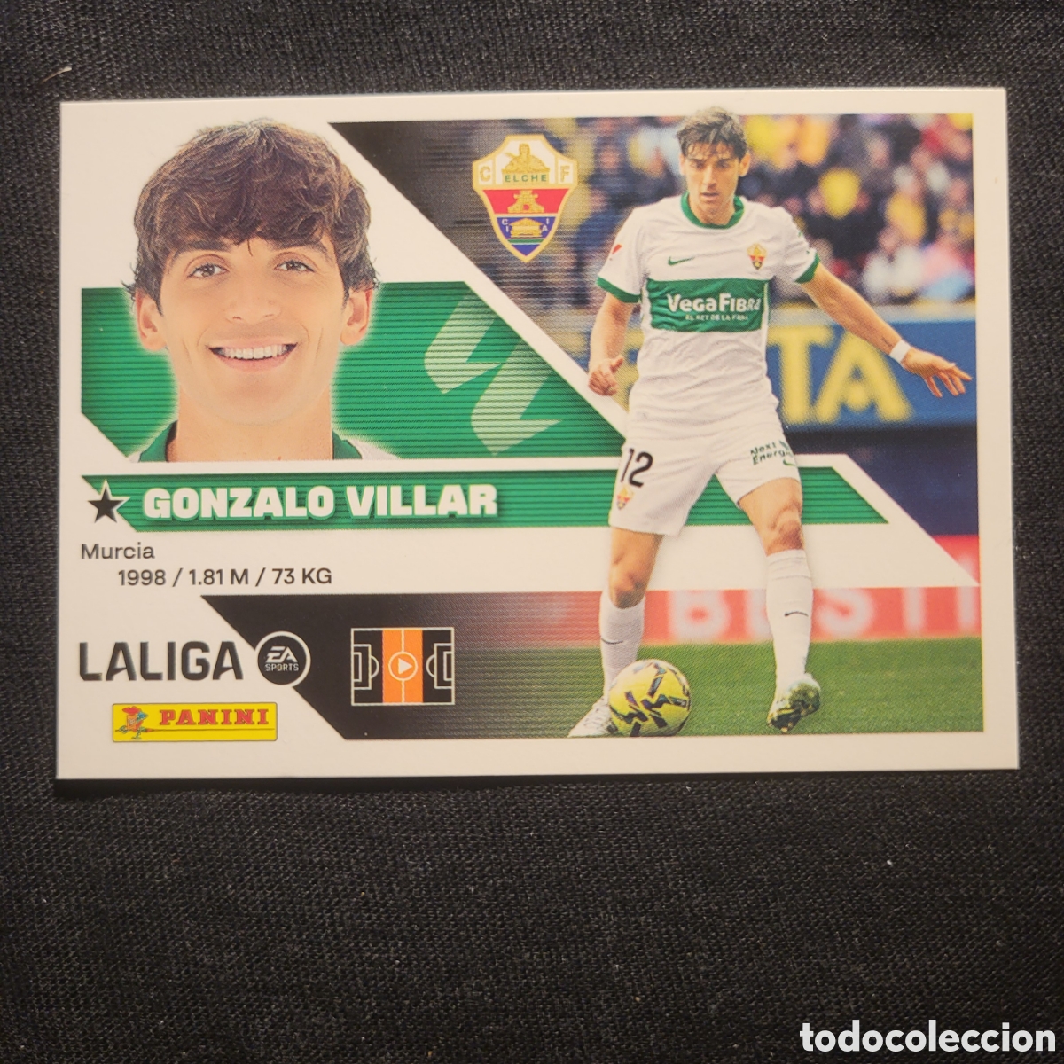 Cromos de f&uacute;tbol: 12 Gonzalo Villar Elche FC / La Liga Este 2026