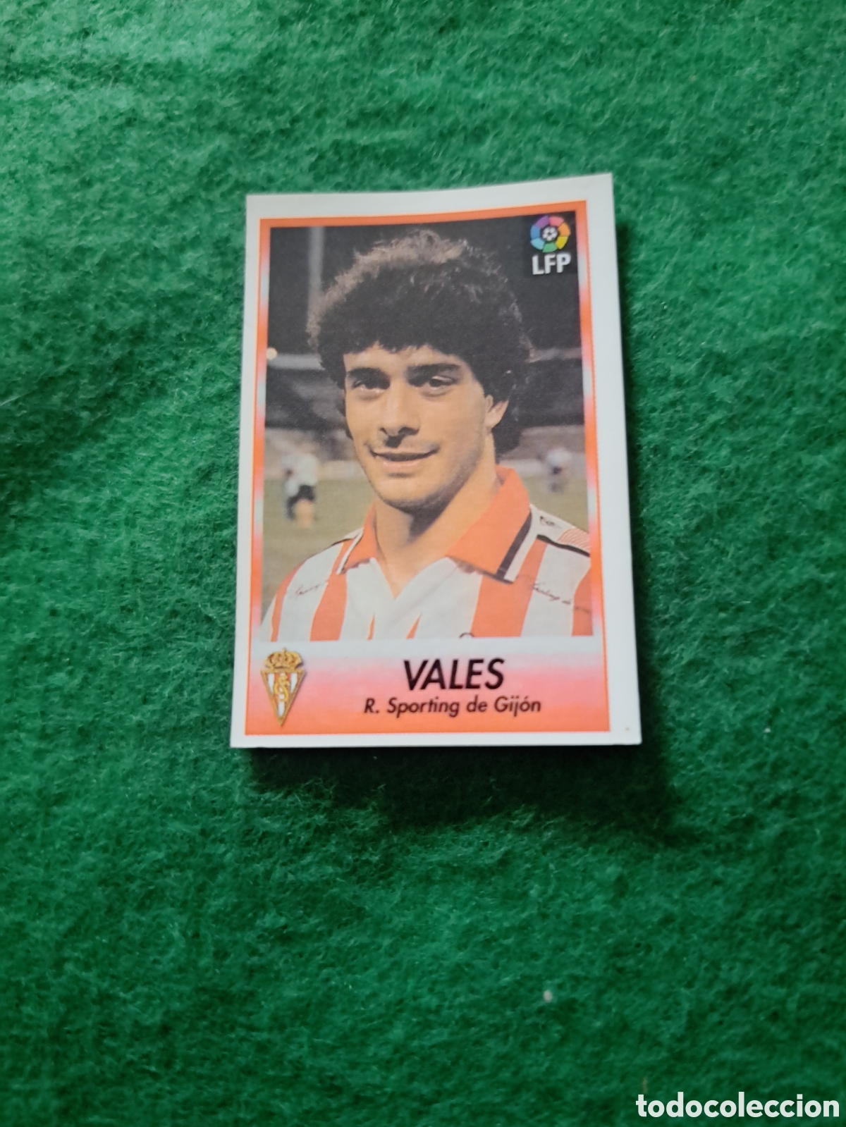 Cromos de f&uacute;tbol: Val&eacute;s. N&deg;113. Sporting de Gij&oacute;n. Bollycao Liga 96-97. Sigue la Liga