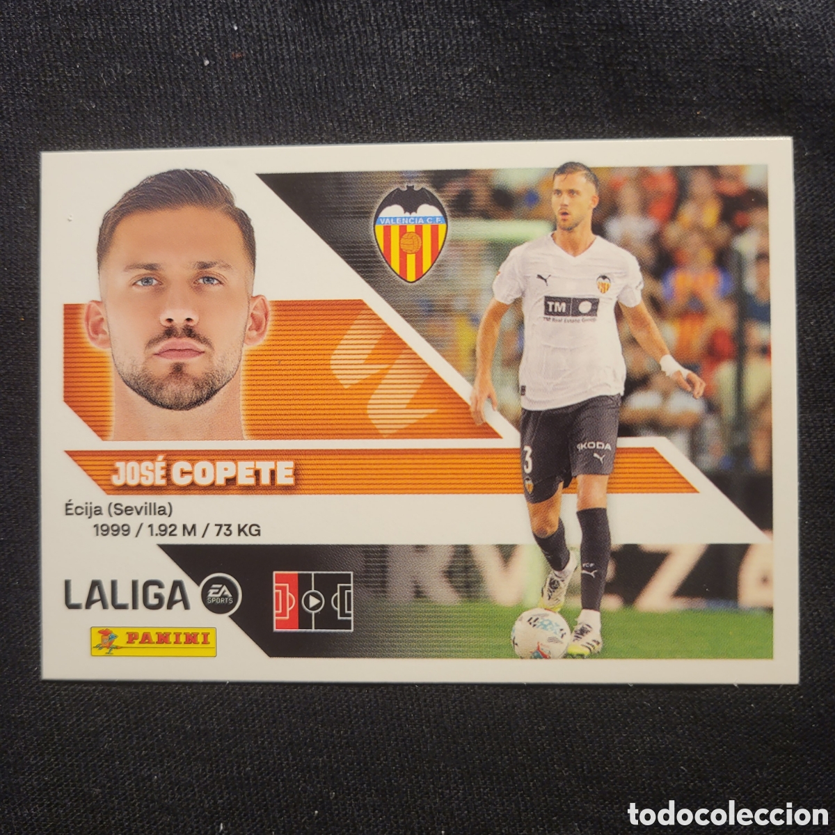 Cromos de f&uacute;tbol: 6 Copete Valencia CF [Sticker] / La Liga Este 2026