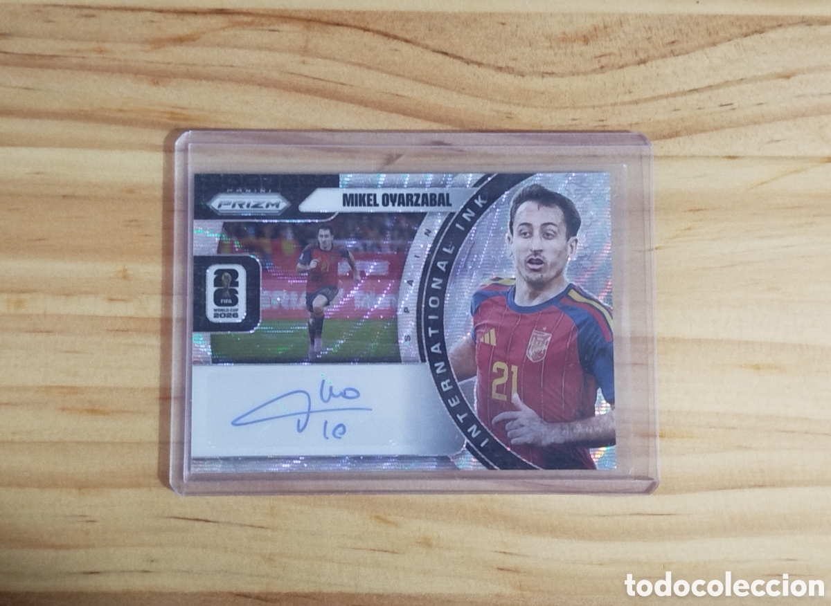 Cromos de f&uacute;tbol: Auto Mikel Oyarzabal Panini Prizm