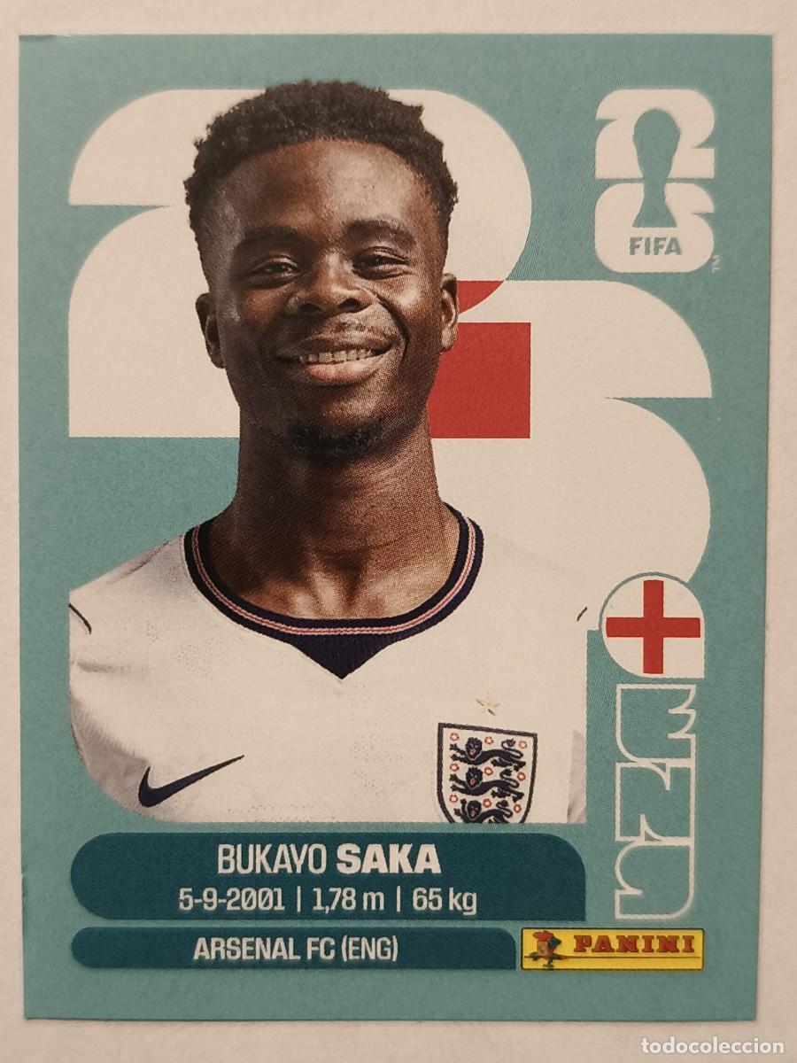 Cromos de f&uacute;tbol: #ENG17 SAKA (INGLATERRA) MUNDIAL 2026 PANINI