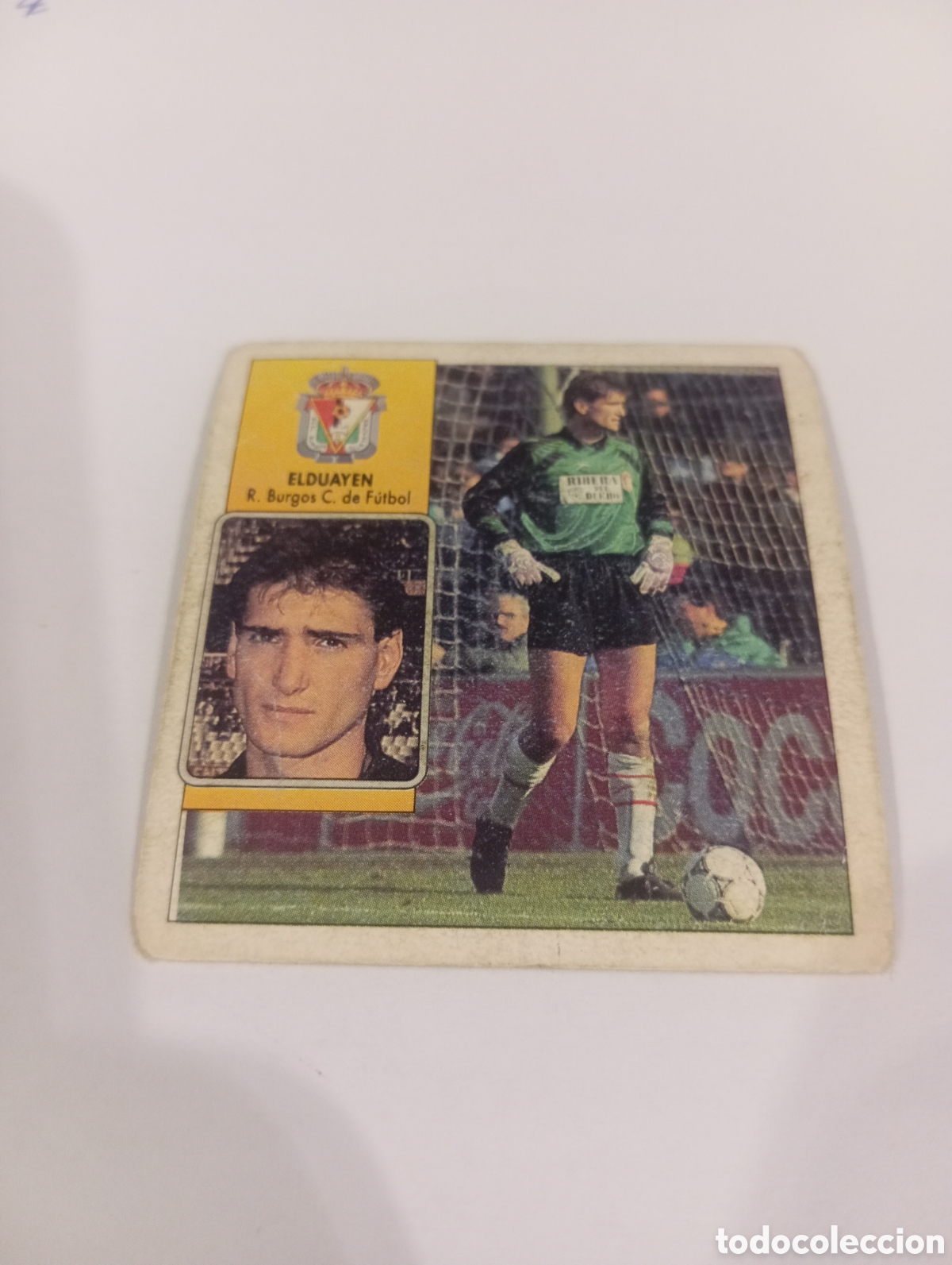 Fu&szlig;ball-Sticker: ELDUAYEN Burgos Liga Este 1992 1993 Panini 92 93 SIN PEGAR