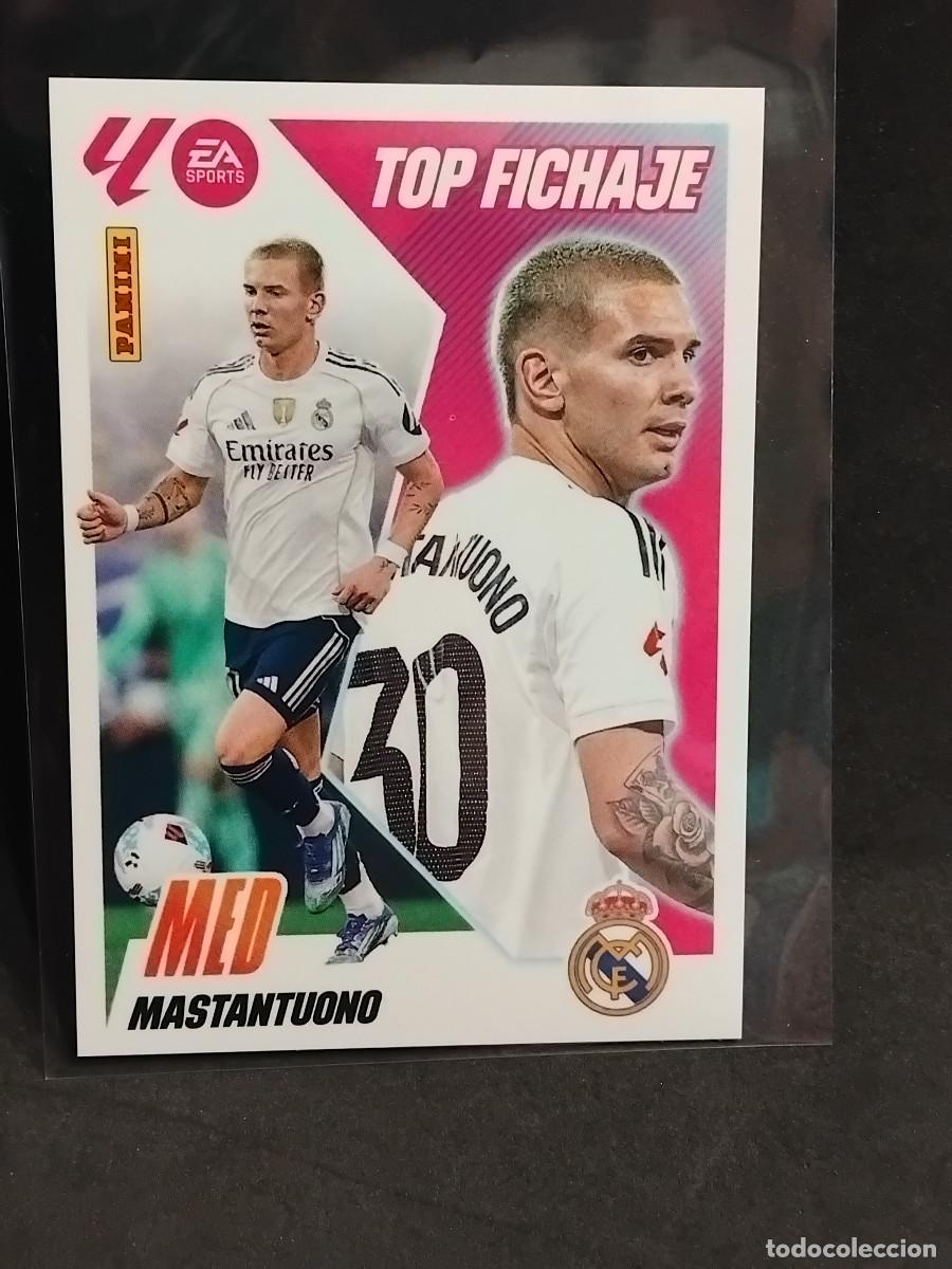 Fu&szlig;ball-Sticker: MASTANTUONO - TOP FICHAJE - REAL MADRID 68 #68 - PANINI LIGA ESTE 2025-26 2025 2026