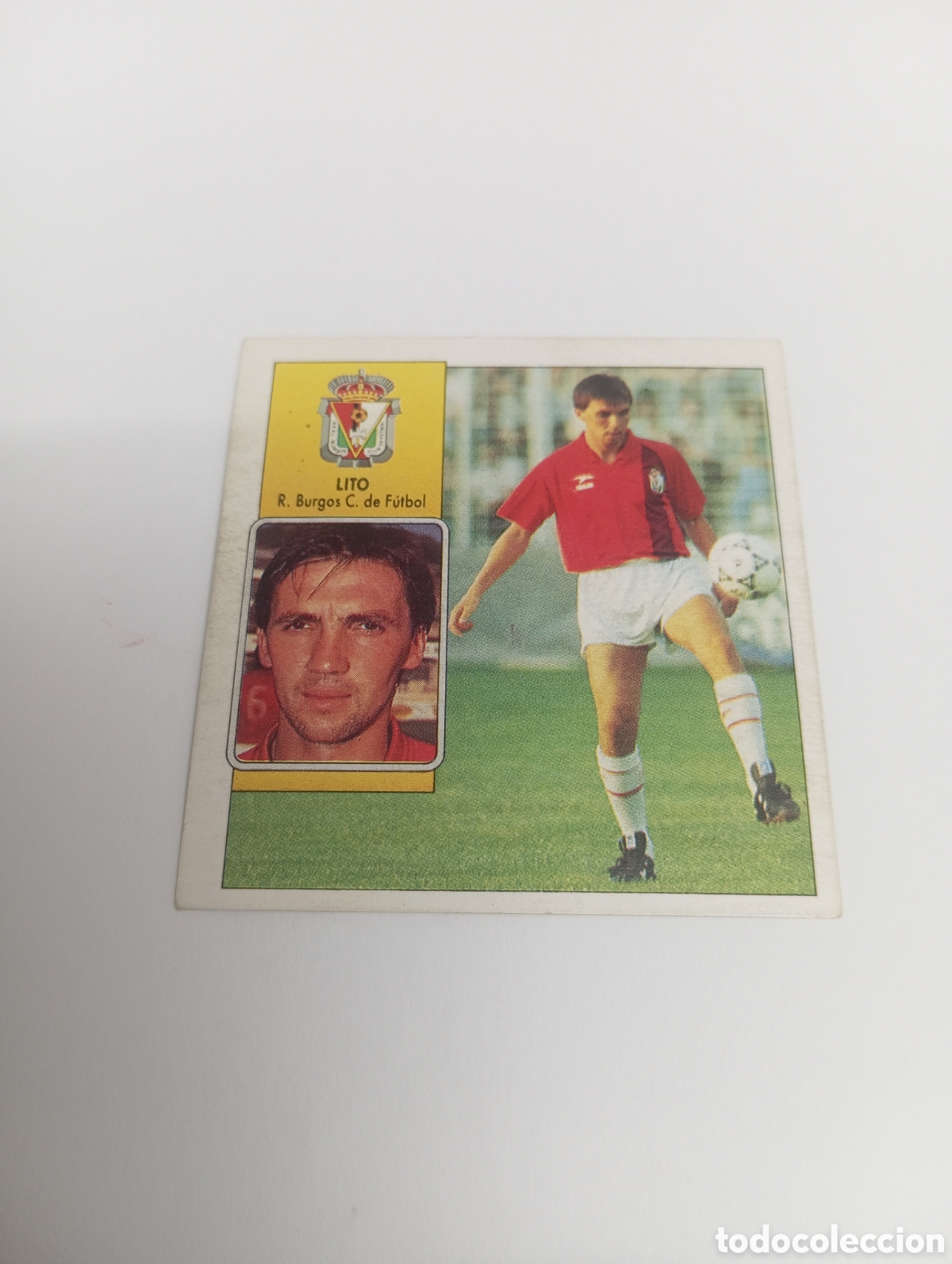 Fu&szlig;ball-Sticker: LITO Burgos Liga Este 1992 1993 Panini 92 93 NUEVO SIN PEGAR