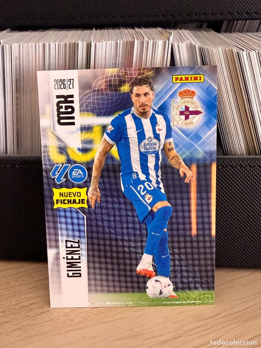 Fu&szlig;ball-Sticker: 496 MegaCracks 26 27 - NUEVO FICHAJE - Gim&eacute;nez