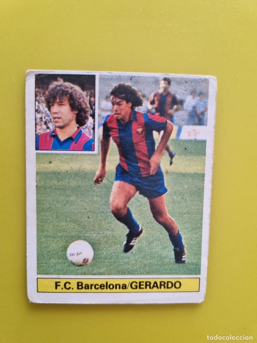 Fu&szlig;ball-Sticker: CROMO LIGA ESTE 81 82 1981 1982 DESPEGADO GERARDO FICHAJE N&ordm;2 FC BARCELONA AR1026