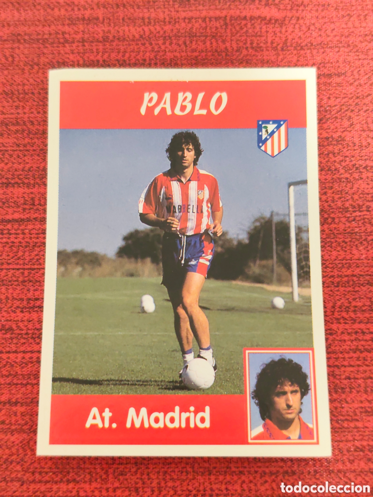 Cartes &agrave; collectionner de Football: 69A PABLO ATL&Eacute;TICO MADRID PANINI LIGA 1997 1998