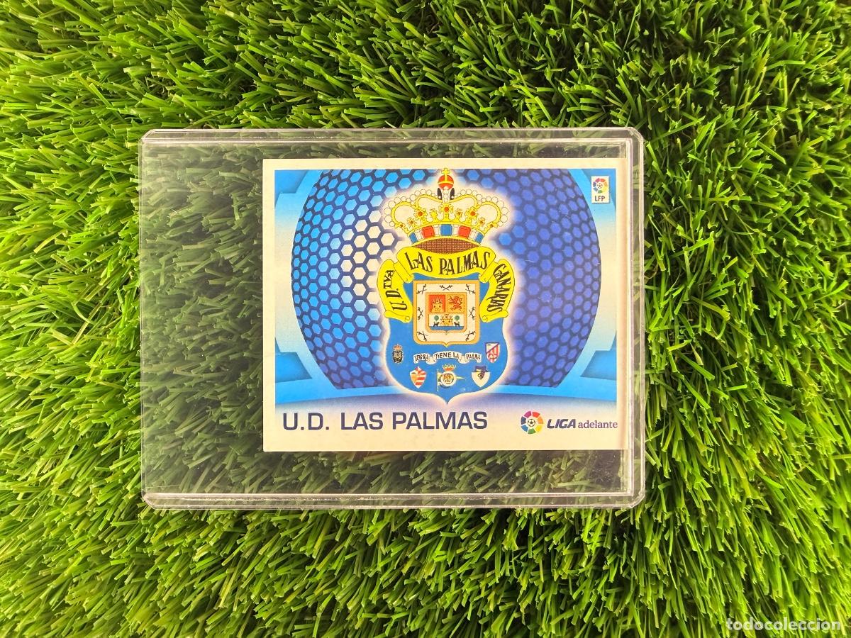 Cromos de f&uacute;tbol: N&ordm; 13 Escudo UD Las Palmas Escudos Liga Adelante Liga Este 09 10