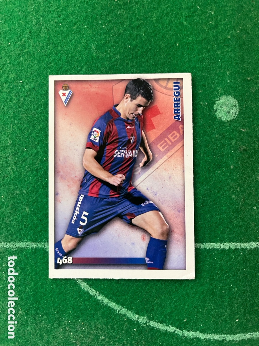 Cromos de f&uacute;tbol: 468 ARREGUI EIBAR LAS FICHAS DE LA LIGA 2014 2015 MUNDICROMO