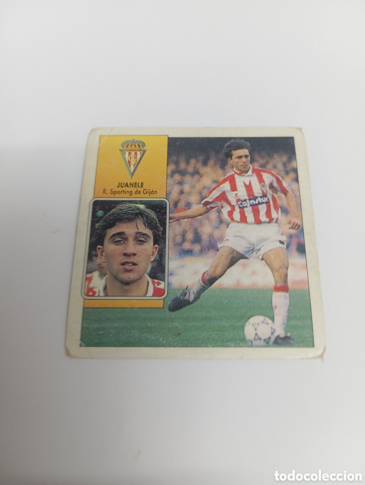 Cromos de f&uacute;tbol: JUANELE Sporting de Gij&oacute;n Liga Este 1992 1993 NUEVO SIN PEGAR 92 93