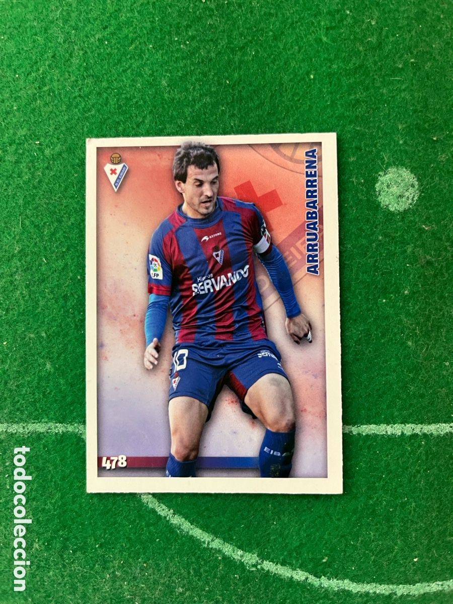 Cromos de f&uacute;tbol: 478 ARRUABARRENA EIBAR LAS FICHAS DE LA LIGA 2014 2015 MUNDICROMO