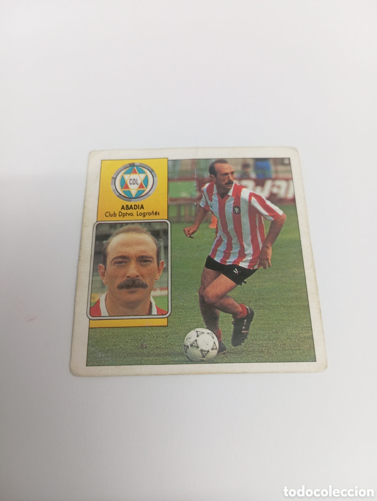 Cromos de f&uacute;tbol: ABAD&Iacute;A Logro&ntilde;&eacute;s Liga Este 1992 1993 NUEVO SIN PEGAR 92 93