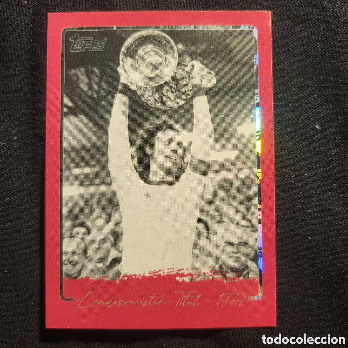 Cromos de f&uacute;tbol: 32 Landesmeistertitel 1974 Franz Beckenbauer [Sticker] / Topps FC Bayern M&uuml;nchen 125 Jubil&auml;ums