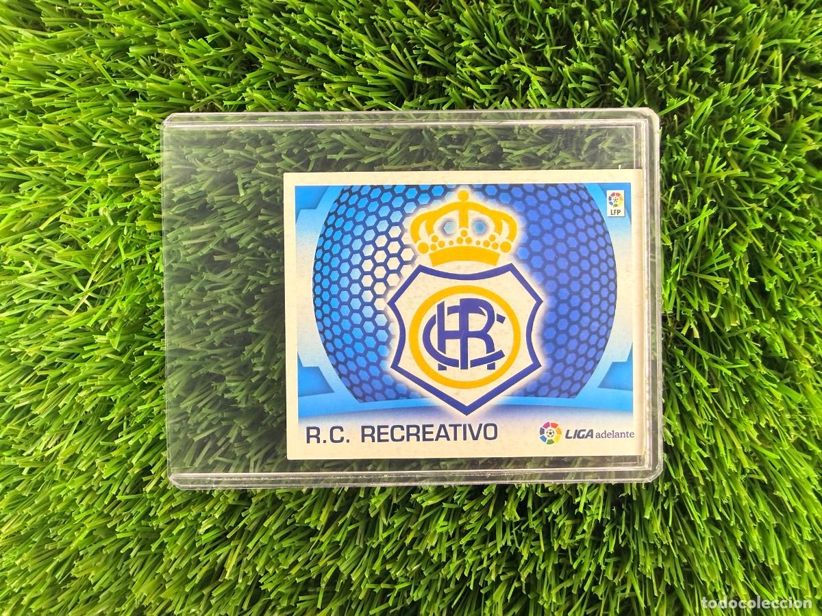 Cromos de f&uacute;tbol: N&ordm; 19 Escudo RC Recreativo Escudos Liga Adelante Liga Este 09 10