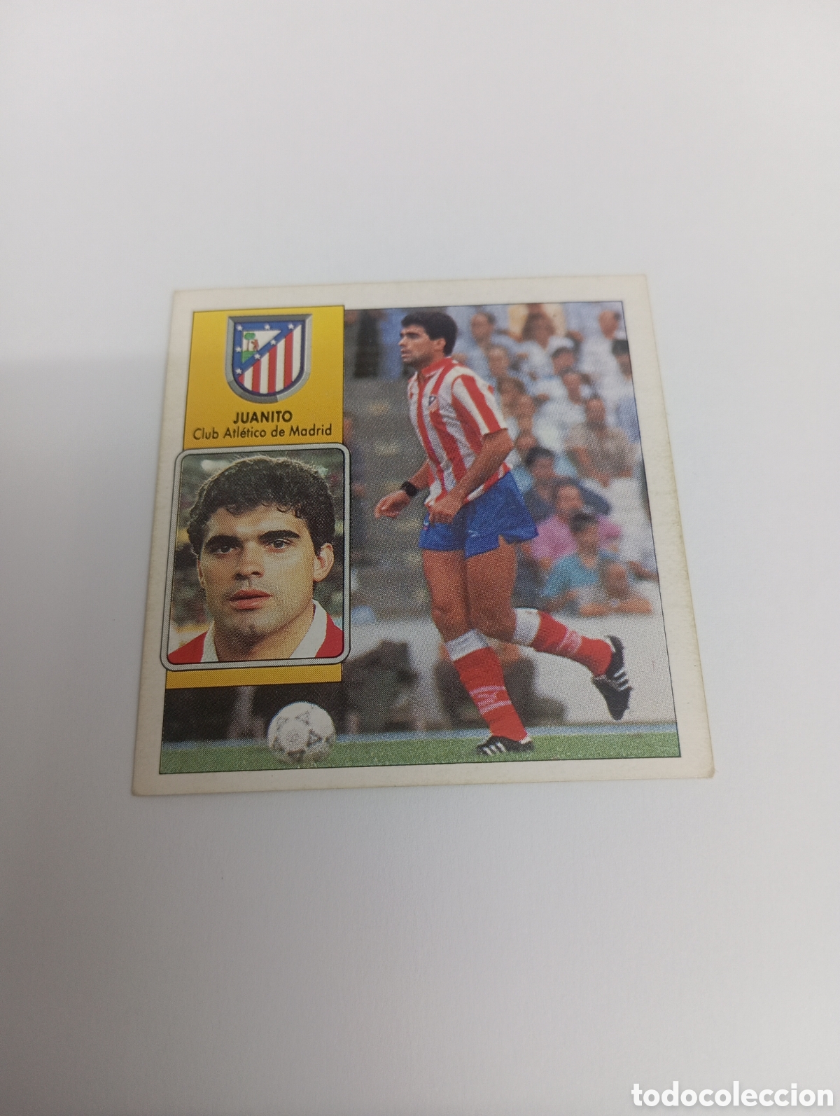 Figurine di Calcio: JUANITO Atl&eacute;tico de Madrid Liga Este 1992 1993 NUEVO SIN PEGAR 92 93