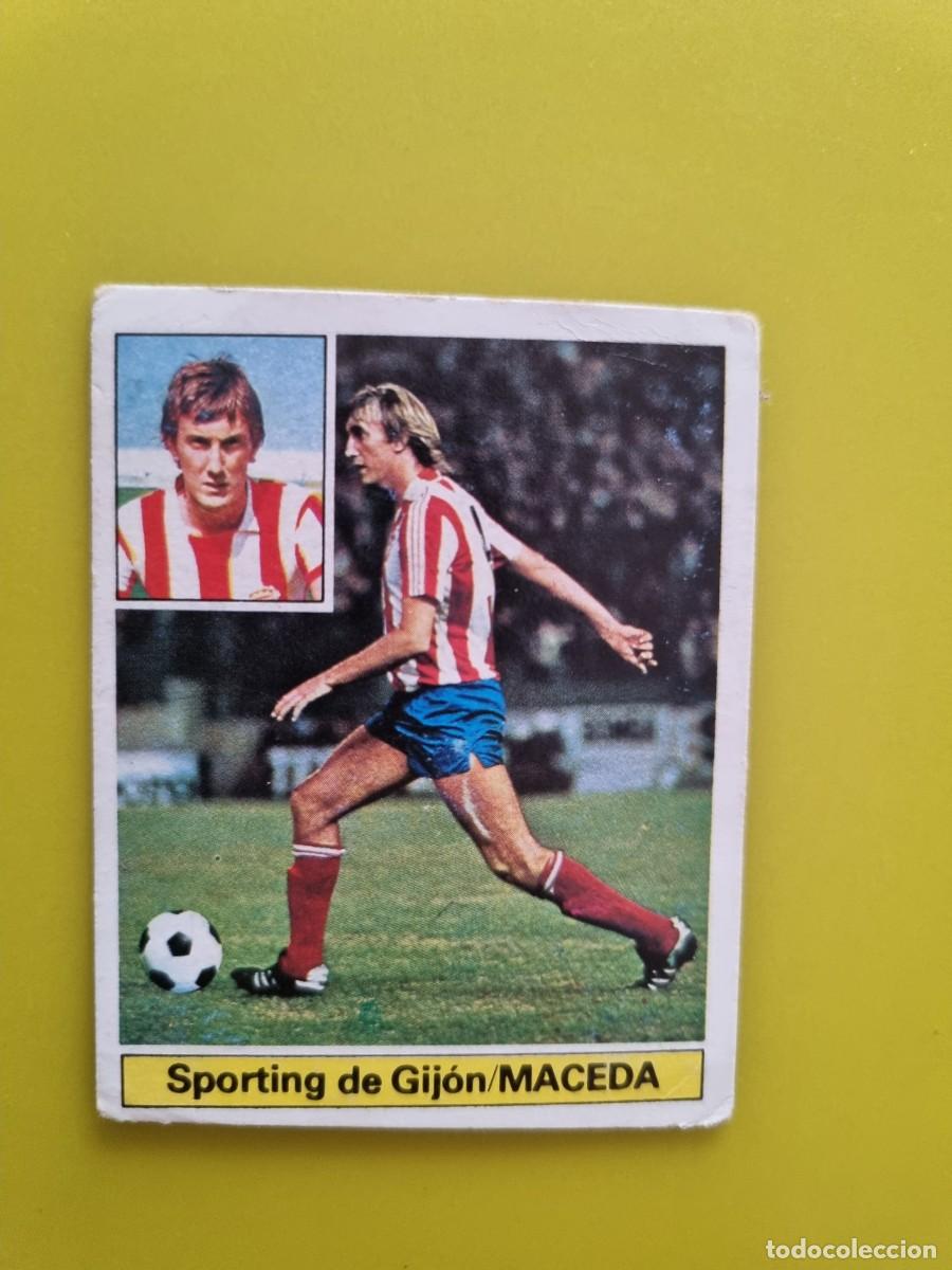 Figurine di Calcio: CROMO LIGA ESTE 81 82 1981 1982 DESPEGADO MACEDA SPORTING DE GIJON AR1026