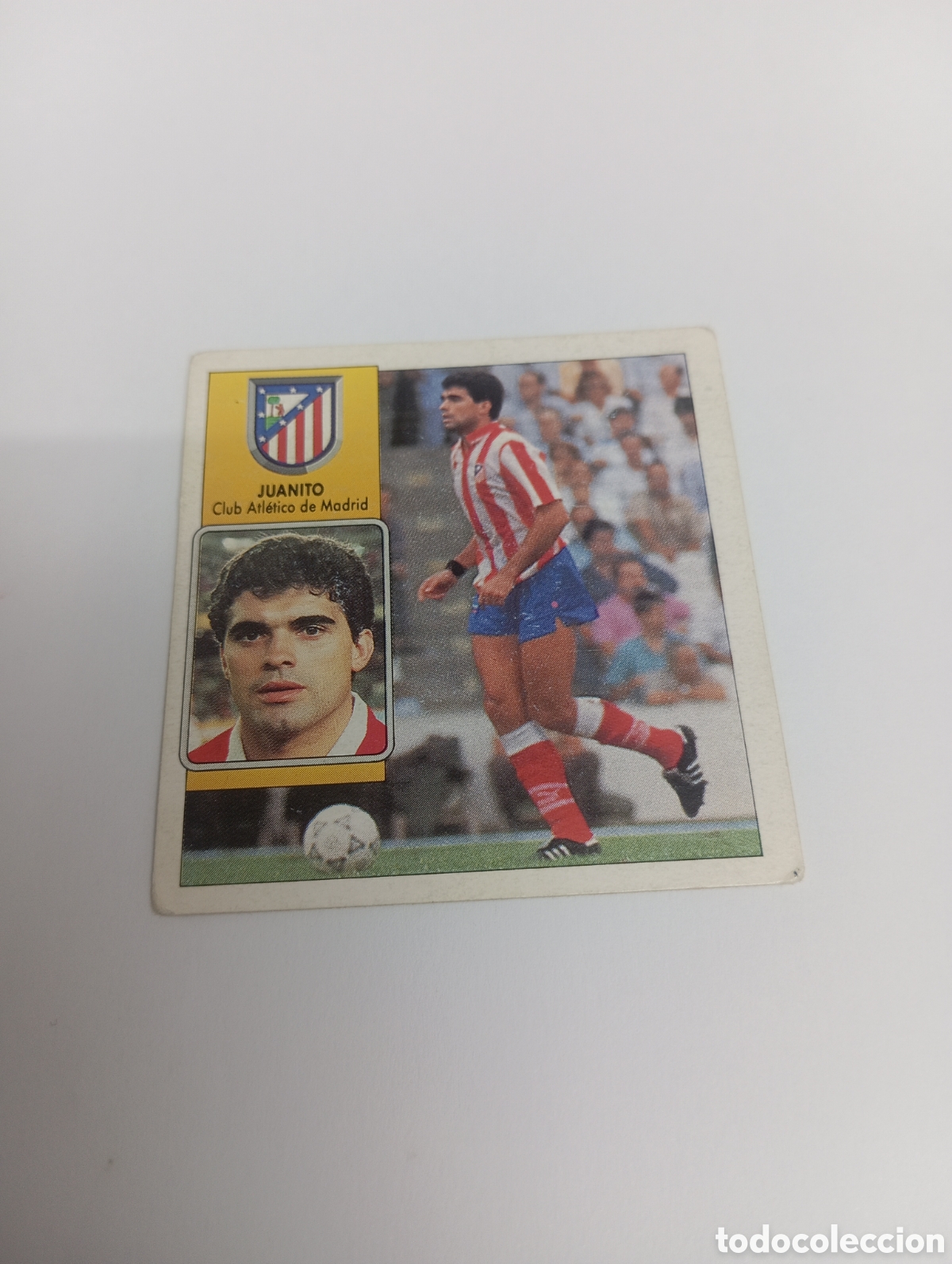 Figurine di Calcio: JUANITO Atl&eacute;tico de Madrid Liga Este 1992 1993 NUEVO SIN PEGAR 92 93