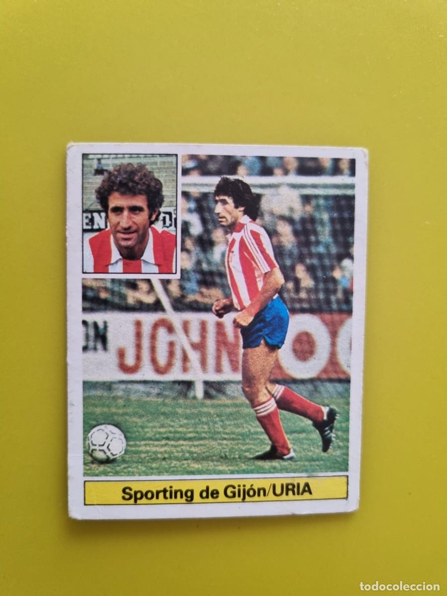 Figurine di Calcio: CROMO LIGA ESTE 81 82 1981 1982 DESPEGADO URIA SPORTING DE GIJON AR1026