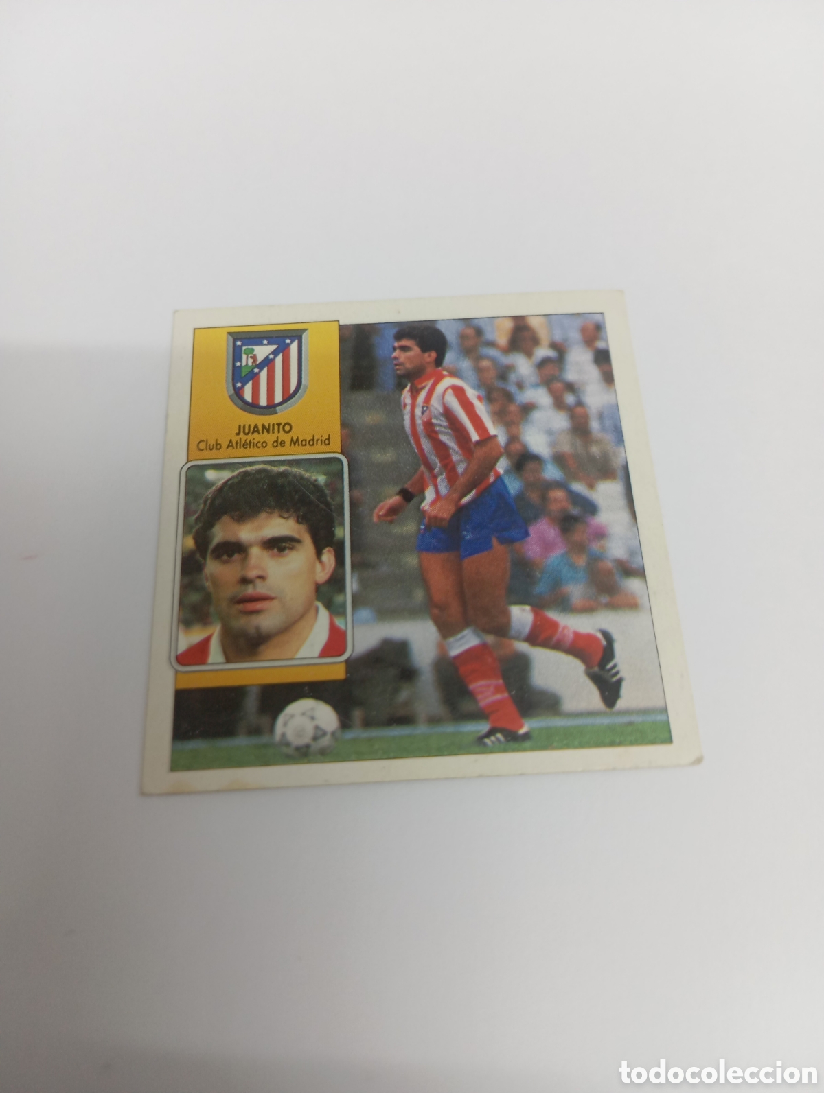 Figurine di Calcio: JUANITO Atl&eacute;tico de Madrid Liga Este 1992 1993 NUEVO SIN PEGAR 92 93