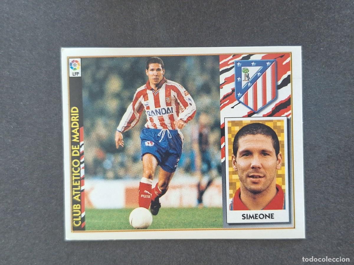 Figurine di Calcio: L4 SIMEONE ATLETICO DE MADRID LIGA ESTE 1997 1998 97 98 NUNCA PEGADO SIN PEGAR