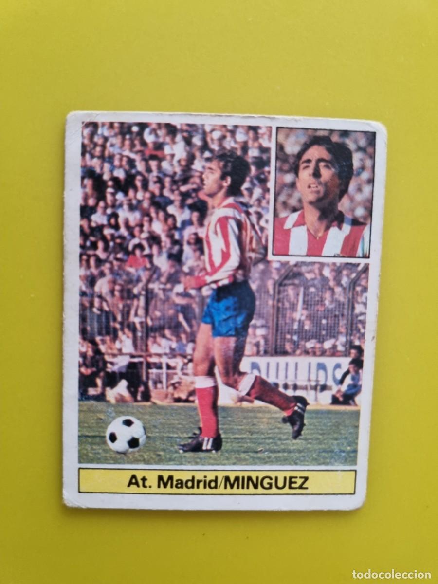 Figurine di Calcio: CROMO LIGA ESTE 81 82 1981 1982 DESPEGADO MINGUEZ AT DE MADRID AR1026