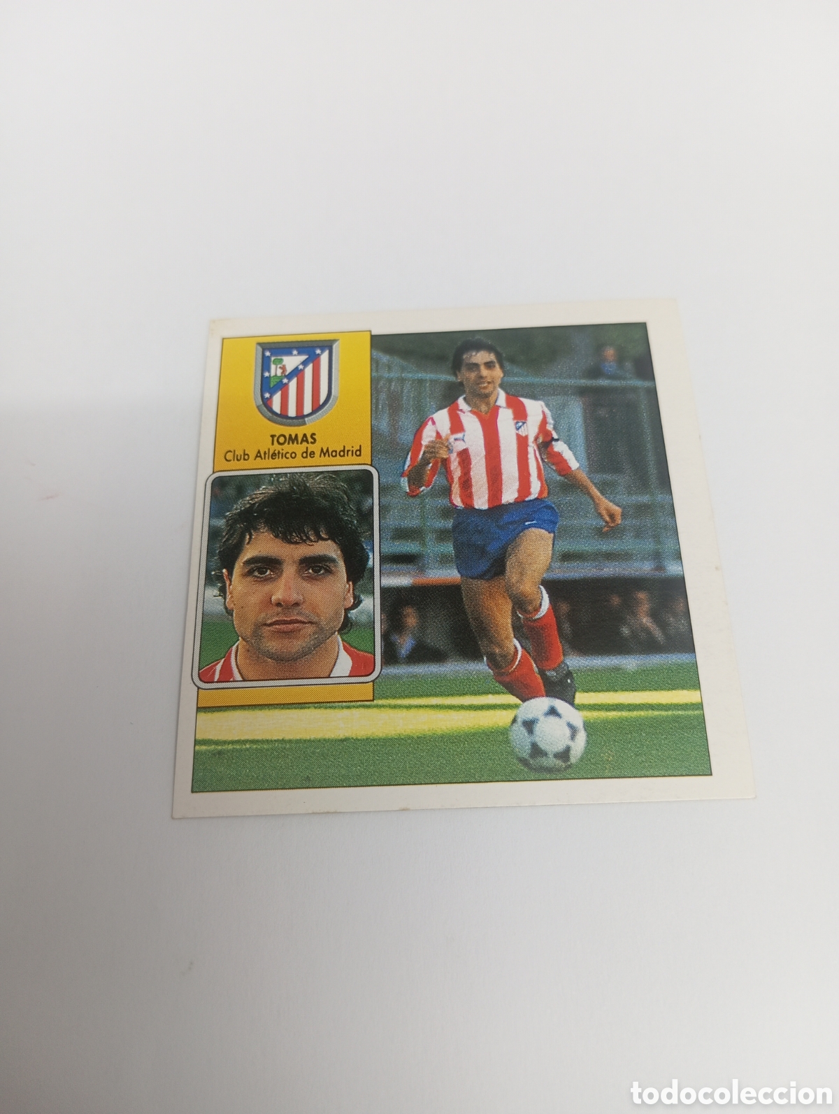 Cartes &agrave; collectionner de Football: TOM&Aacute;S Atl&eacute;tico de Madrid Liga Este 1992 1993 NUEVO SIN PEGAR 92 93