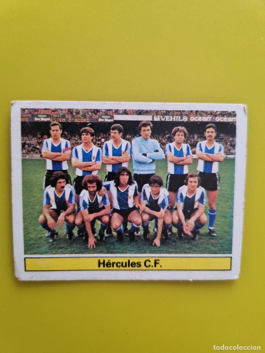 Cartes &agrave; collectionner de Football: CROMO LIGA ESTE 81 82 1981 1982 DESPEGADO ALINEACION HERCULES CF AR1026