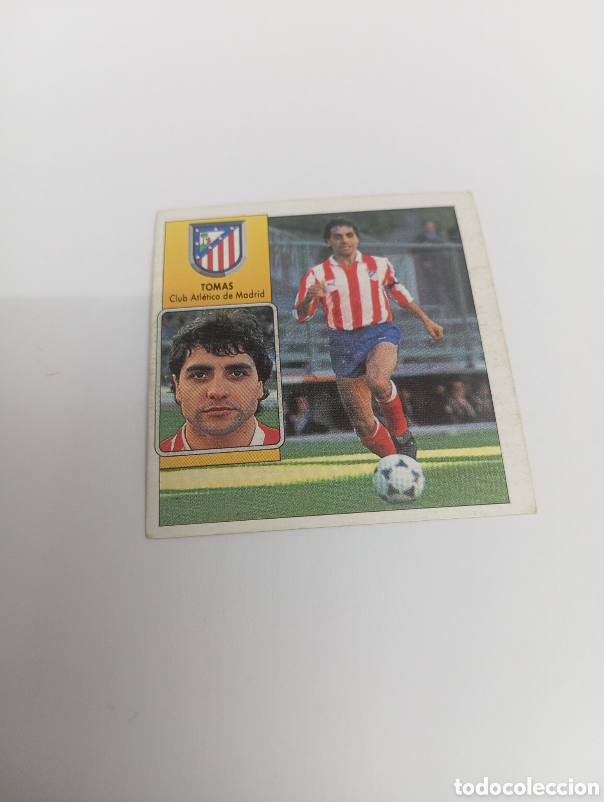 Figurine di Calcio: TOM&Aacute;S Atl&eacute;tico de Madrid Liga Este 1992 1993 NUEVO SIN PEGAR 92 93