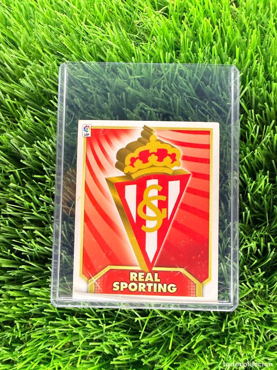 Cromos de f&uacute;tbol: Escudo Real Sporting Liga Este 11 12
