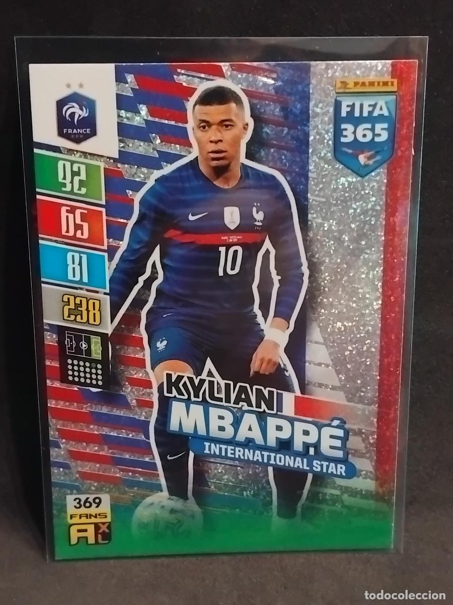 Cromos de f&uacute;tbol: KYLIAN MBAPP&Eacute; 369 - INTERNATIONAL STAR #369 - ADRENALYN FIFA 365 2021 2022 2021-22 PANINI FRANCIA
