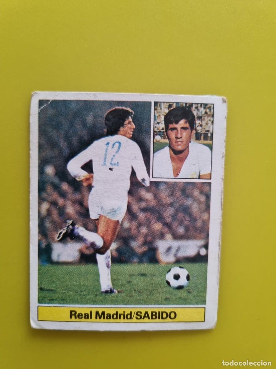 Cromos de f&uacute;tbol: CROMO LIGA ESTE 81 82 1981 1982 DESPEGADO SABIDO REAL MADRID AR1026