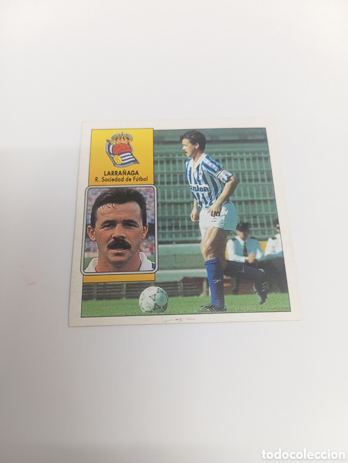 Cromos de f&uacute;tbol: LARRA&Ntilde;AGA Real Sociedad Liga Este 1992 1993 NUEVO SIN PEGAR 92 93