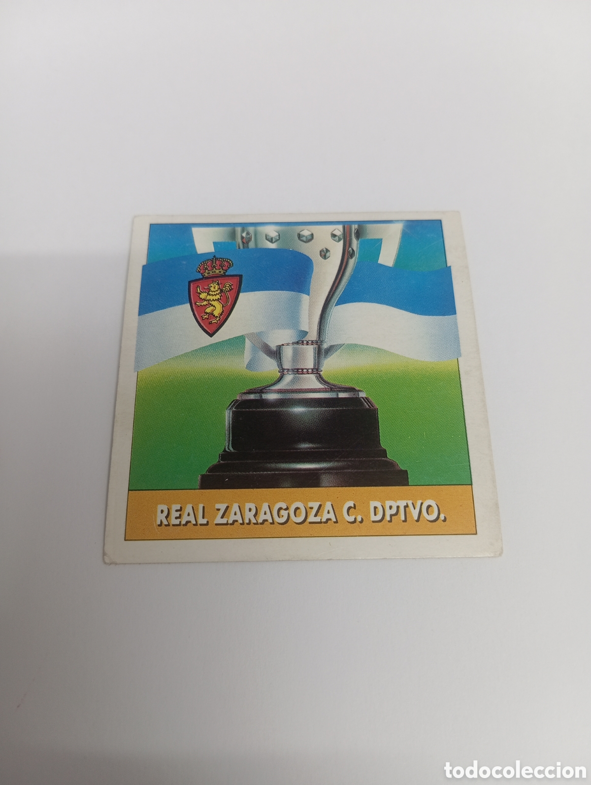 Cromos de f&uacute;tbol: ESCUDO Zaragoza Liga Este 1992 1993 NUEVO SIN PEGAR 92 93