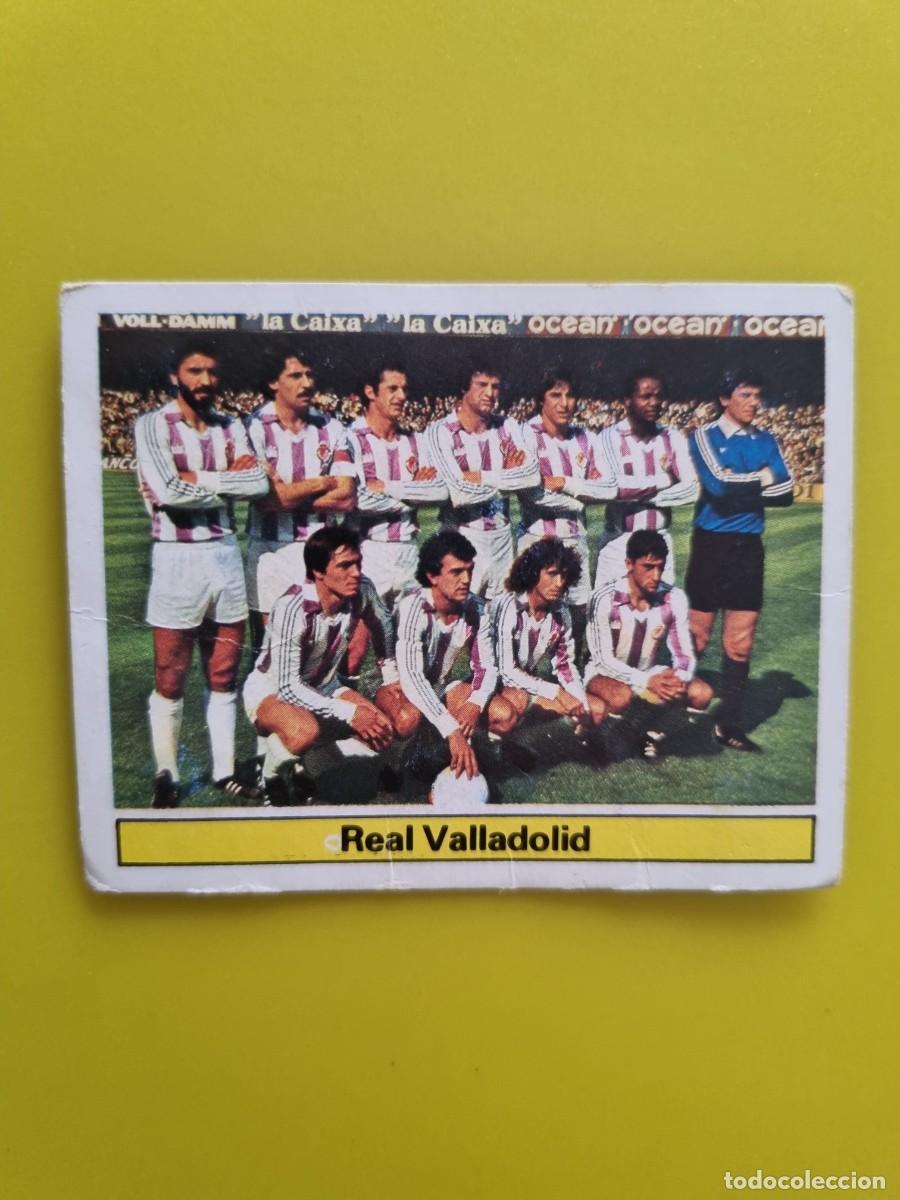 Cromos de f&uacute;tbol: CROMO LIGA ESTE 81 82 1981 1982 DESPEGADO ALINEACION REAL VALLADOLID AR1026