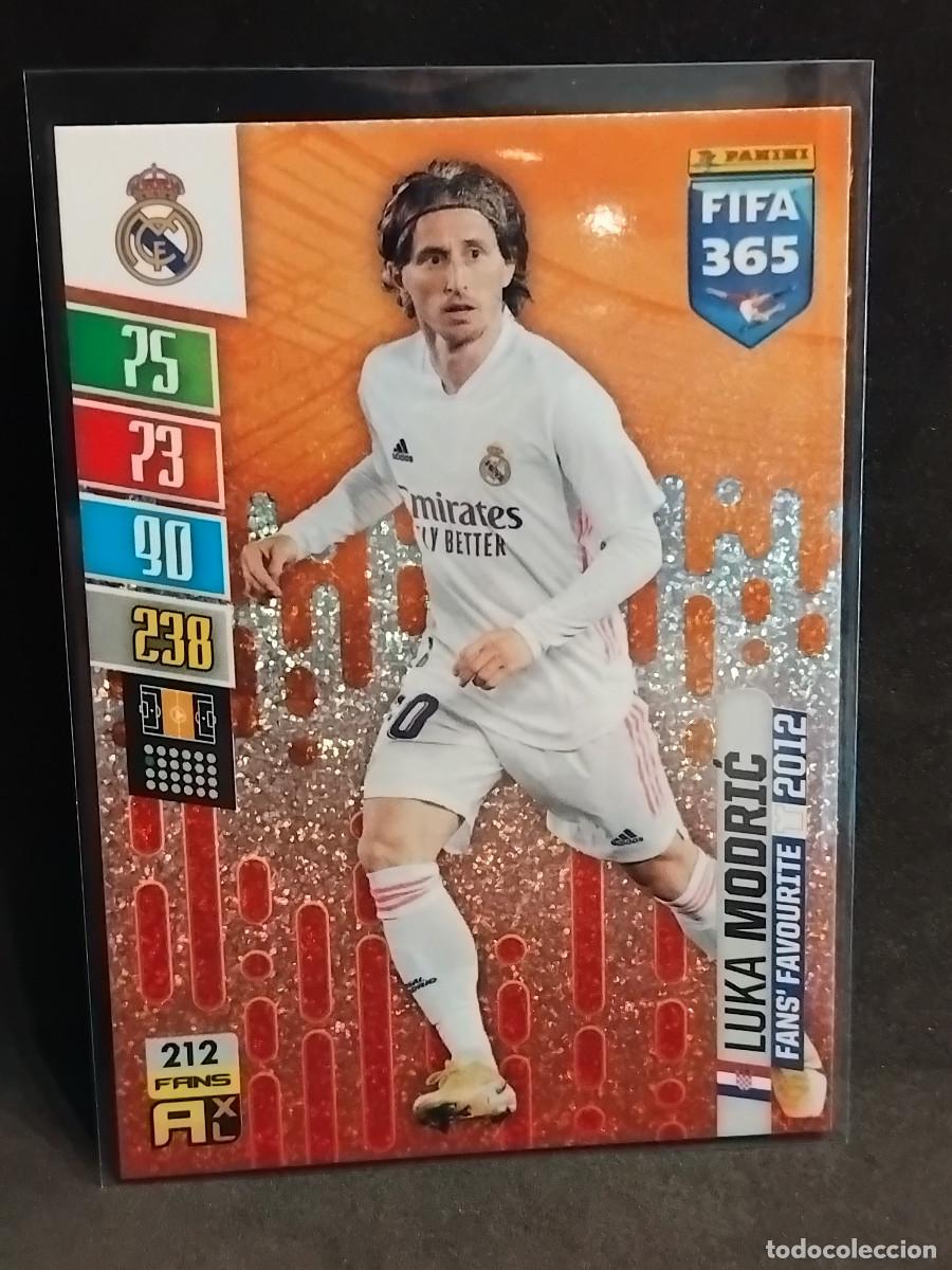 Cartes &agrave; collectionner de Football: LUCA MODRIC 212 - FANS FAVOURITE 2012 #212 - ADRENALYN FIFA 365 2021 2022 2021-22 PANINI CROACIA