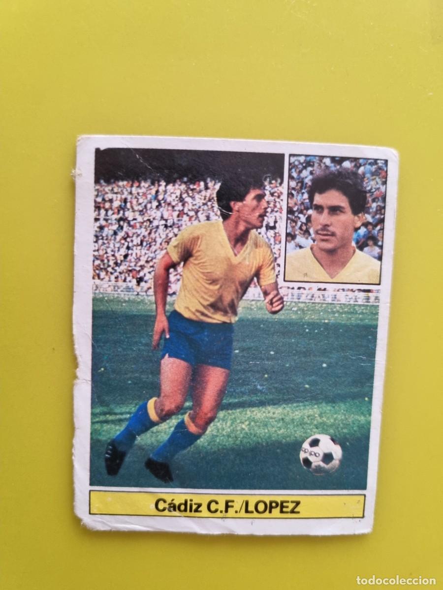 Fu&szlig;ball-Sticker: CROMO LIGA ESTE 81 82 1981 1982 DESPEGADO LOPEZ CADIZ CF AR1026
