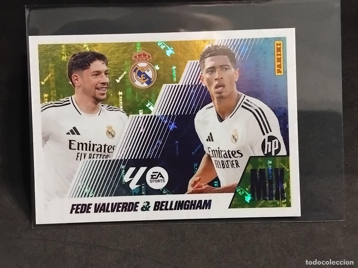 Fu&szlig;ball-Sticker: FEDE VALVERDE - BELLINGHAM - REAL MADRID MIX 7 #7 - PANINI LIGA ESTE 2025-26 2025 2026