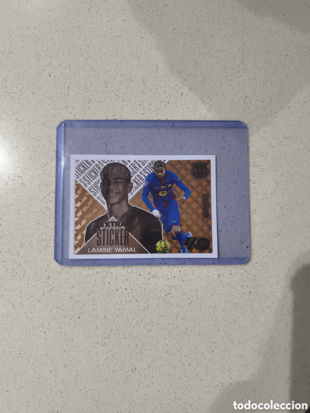 Fu&szlig;ball-Sticker: CROMO EXTRA STICKER BRONCE LAMINE YAMAL FC BARCELONA. LIGA ESTE 26/27. PANINI.