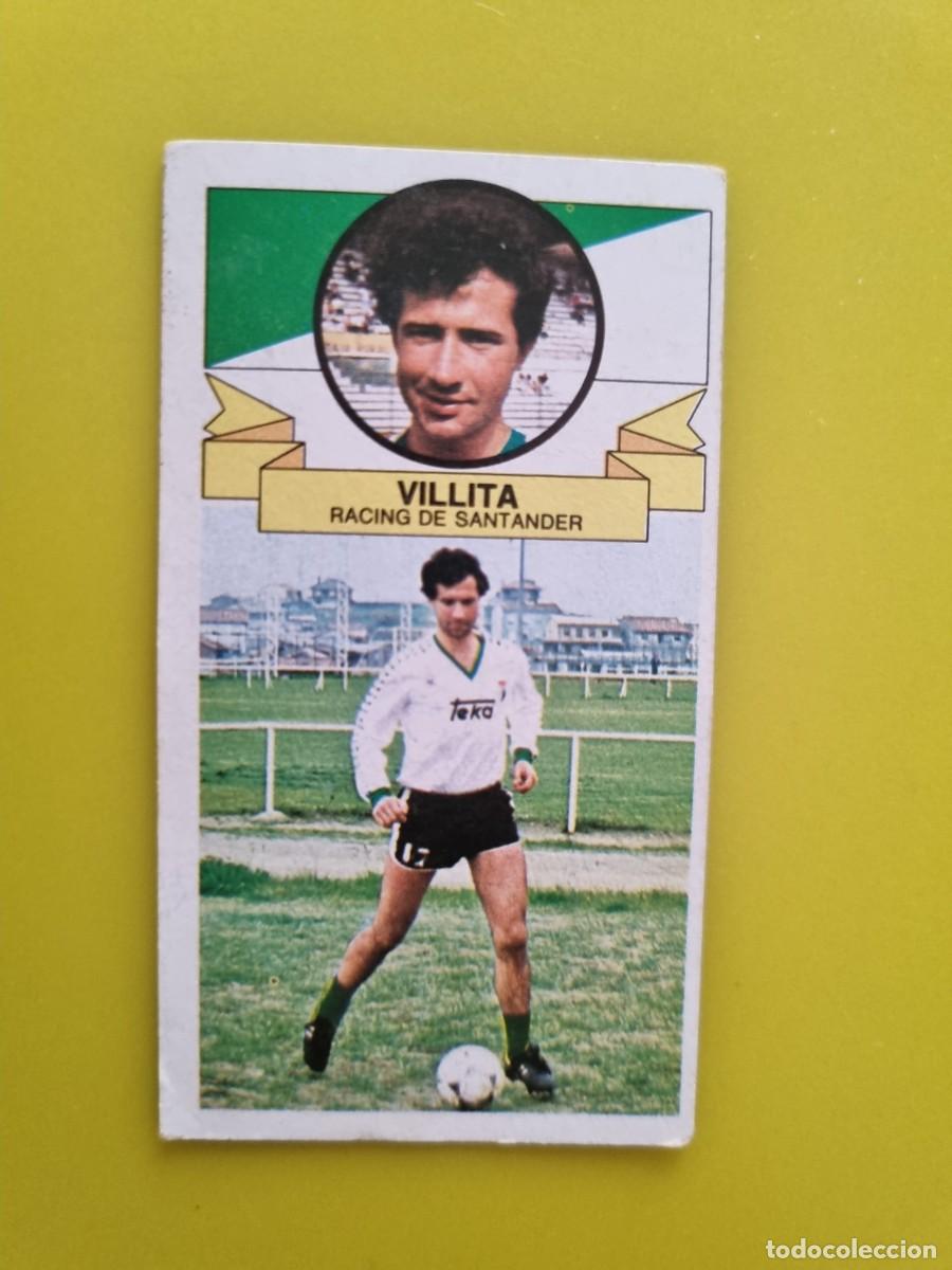 Fu&szlig;ball-Sticker: CROMO LIGA ESTE 85 86 1985 1986 NUNCA PEGADO SIN PEGAR VILLITA RACING DE SANTANDER AR1026